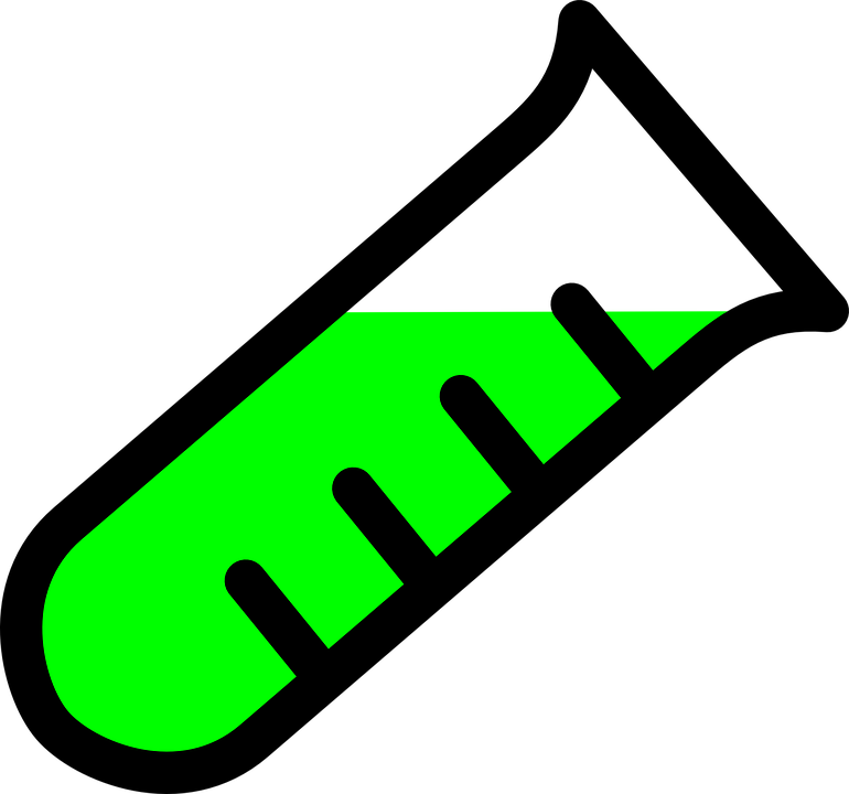 Green Liquidin Test Tube Icon