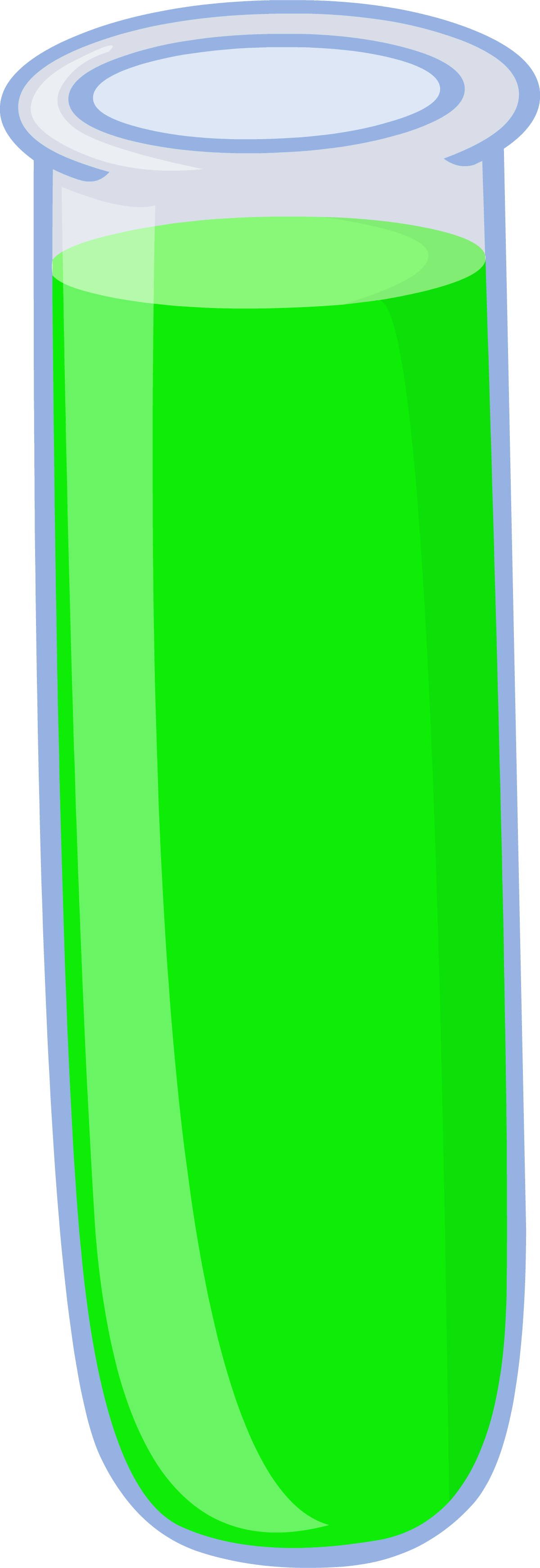 Green Clipart Test Tube, Green Test Tube Transparent - Green Test Tube Png, Png Download PNG with transparent background