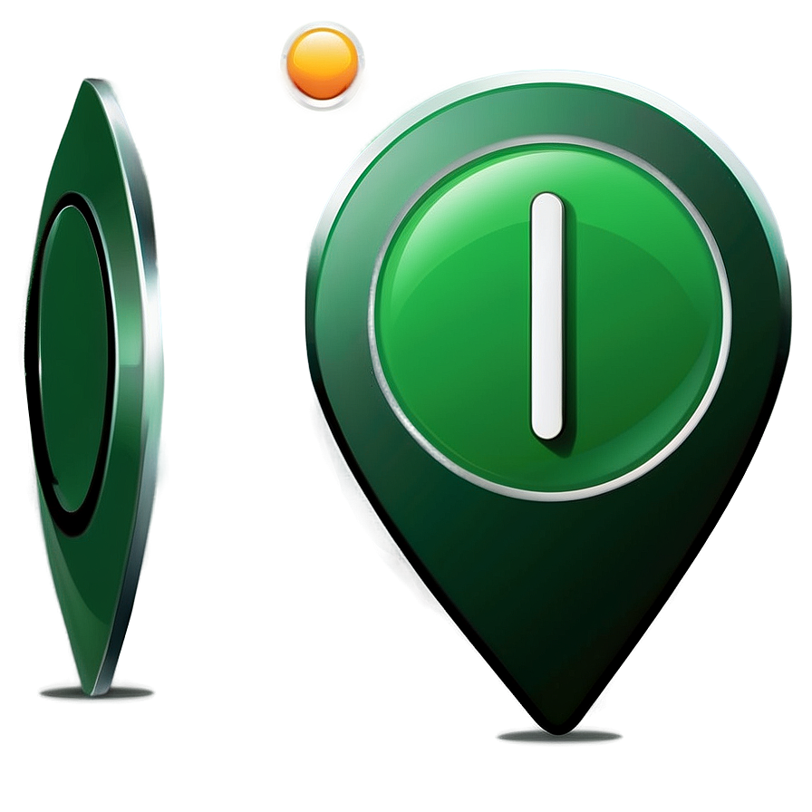 Green Location Pin Png 05252024