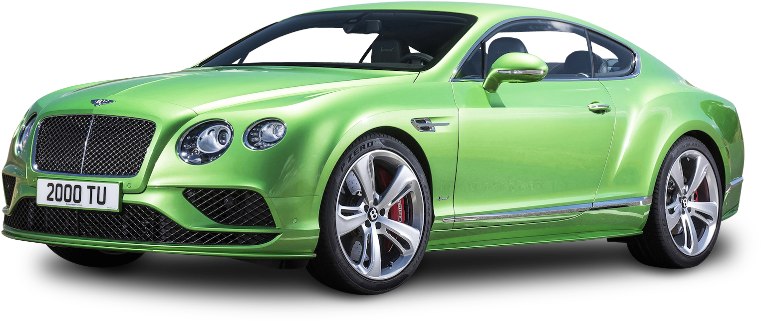 Green Luxury Coupe Car H D