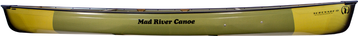 Green mad river serenade canoe PNG image with a transparent background, free high-resolution download