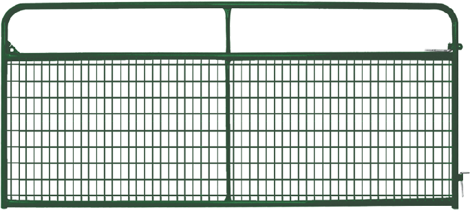 Green Metal Gate Design