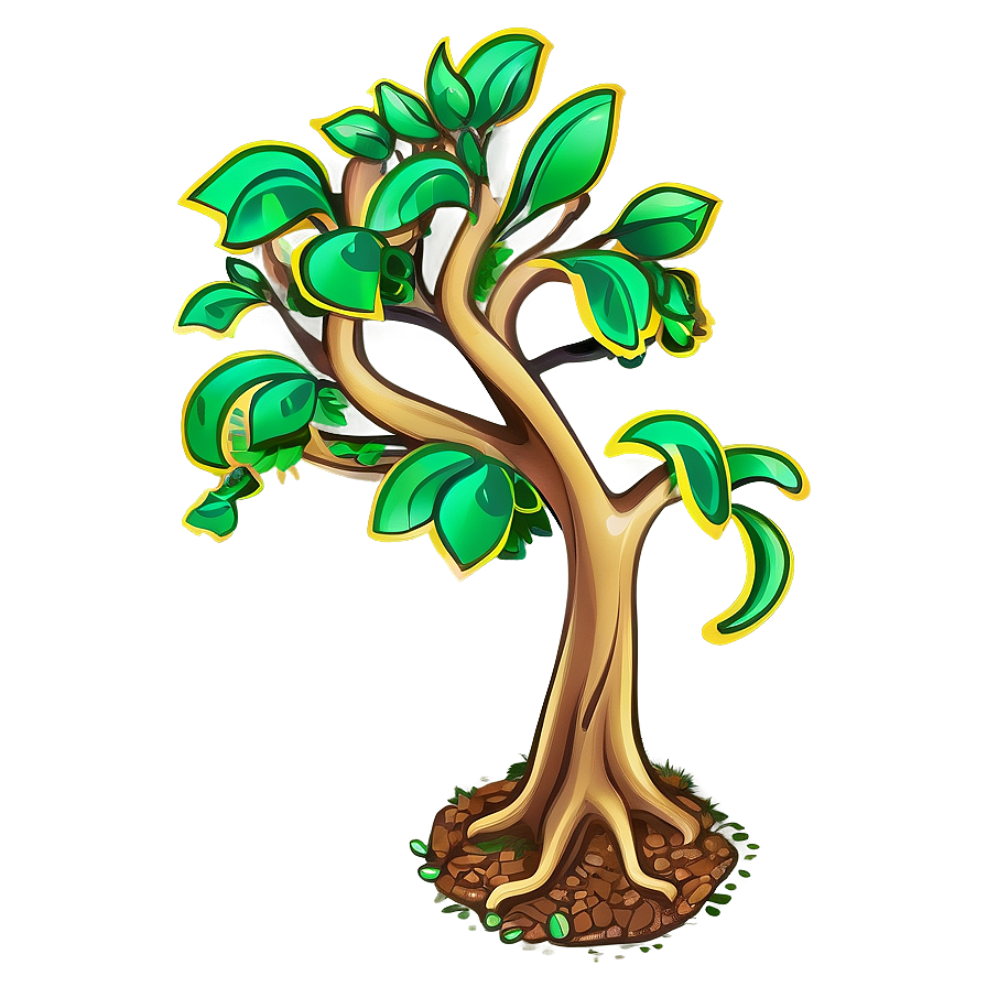 Green Money Tree Clipart Png 84