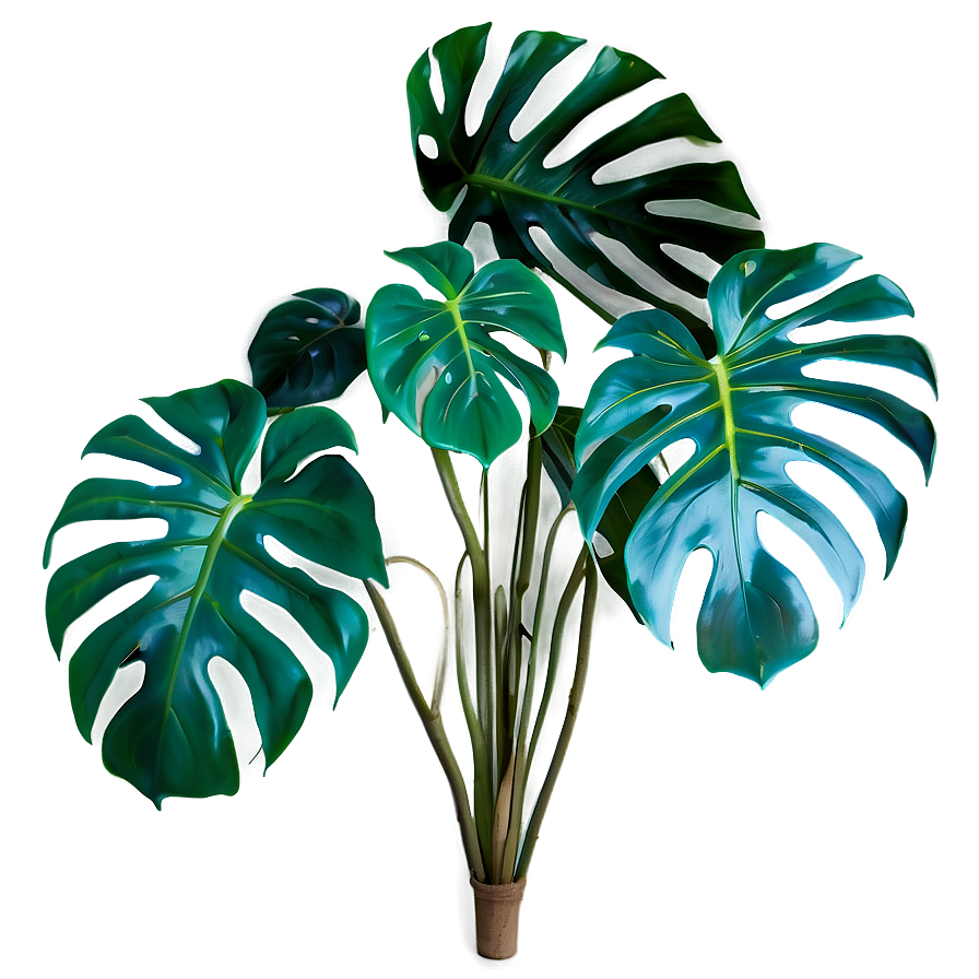 Green Monstera Plant PNG axb48 PNG with transparent background