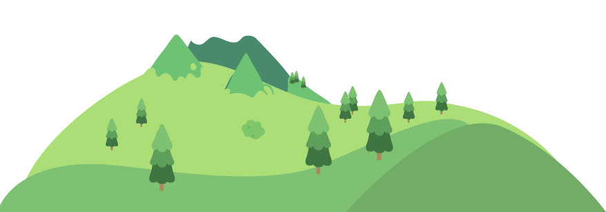 Free Green Mountain Png - Mountain Cartoon Images Png PNG with transparent background