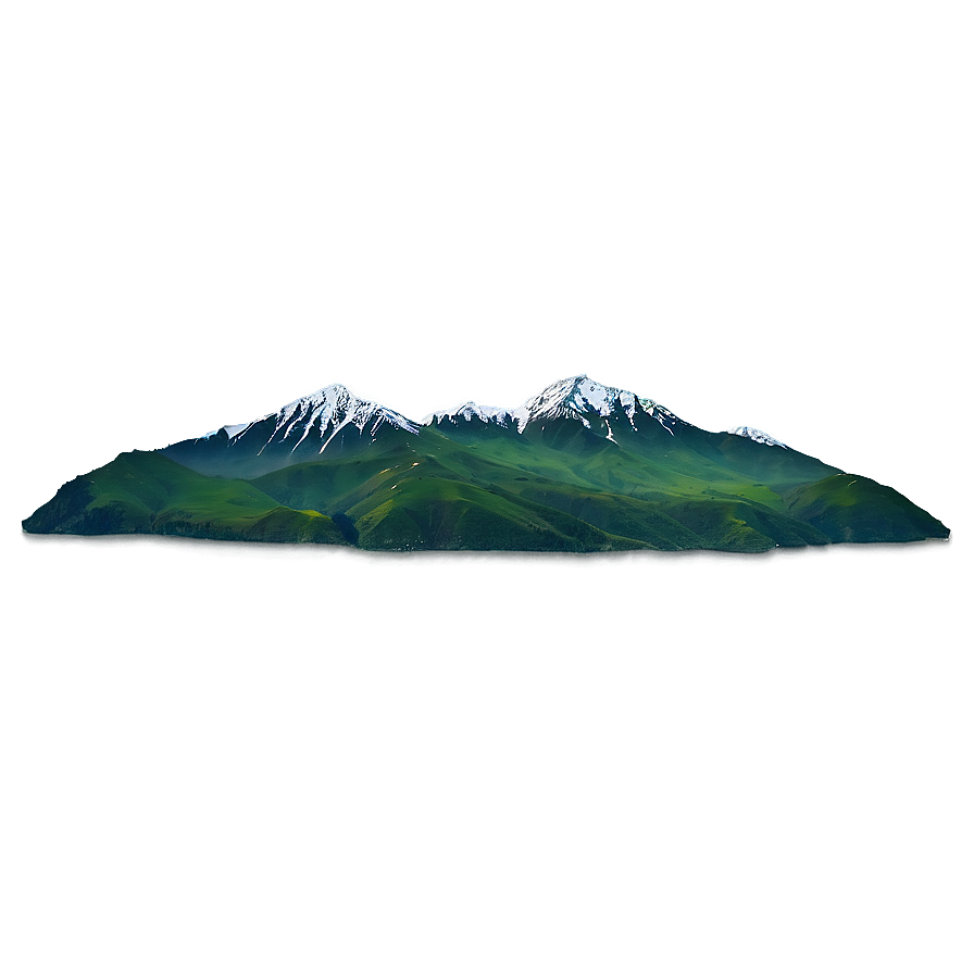 Green Mountain Range PNG 56 PNG with transparent background