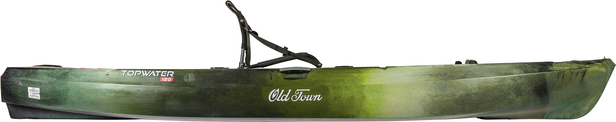 Green old town topwater kayak PNG image with a transparent background, free high-resolution download