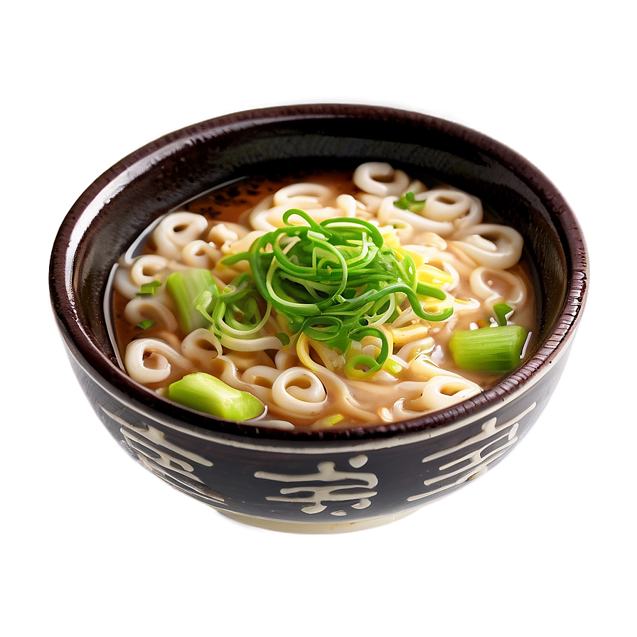 Green Onion Ramen Bowl Png Rss69