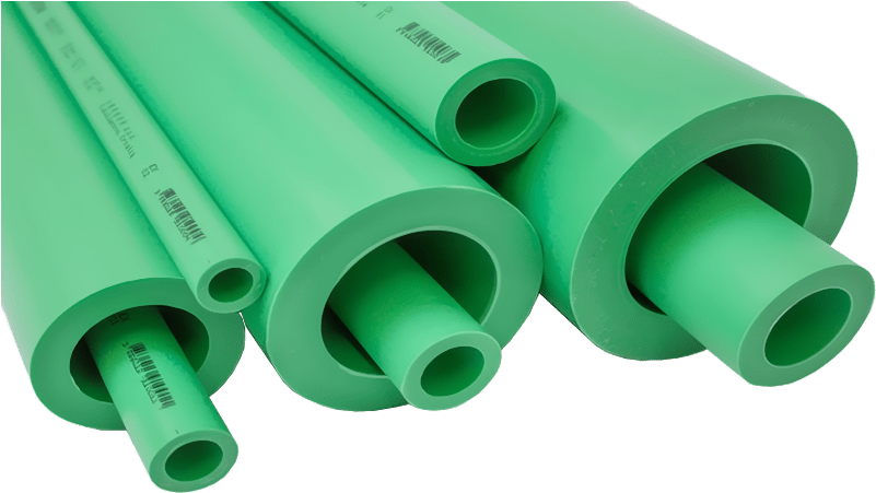 Green P V C Pipes Construction Materials