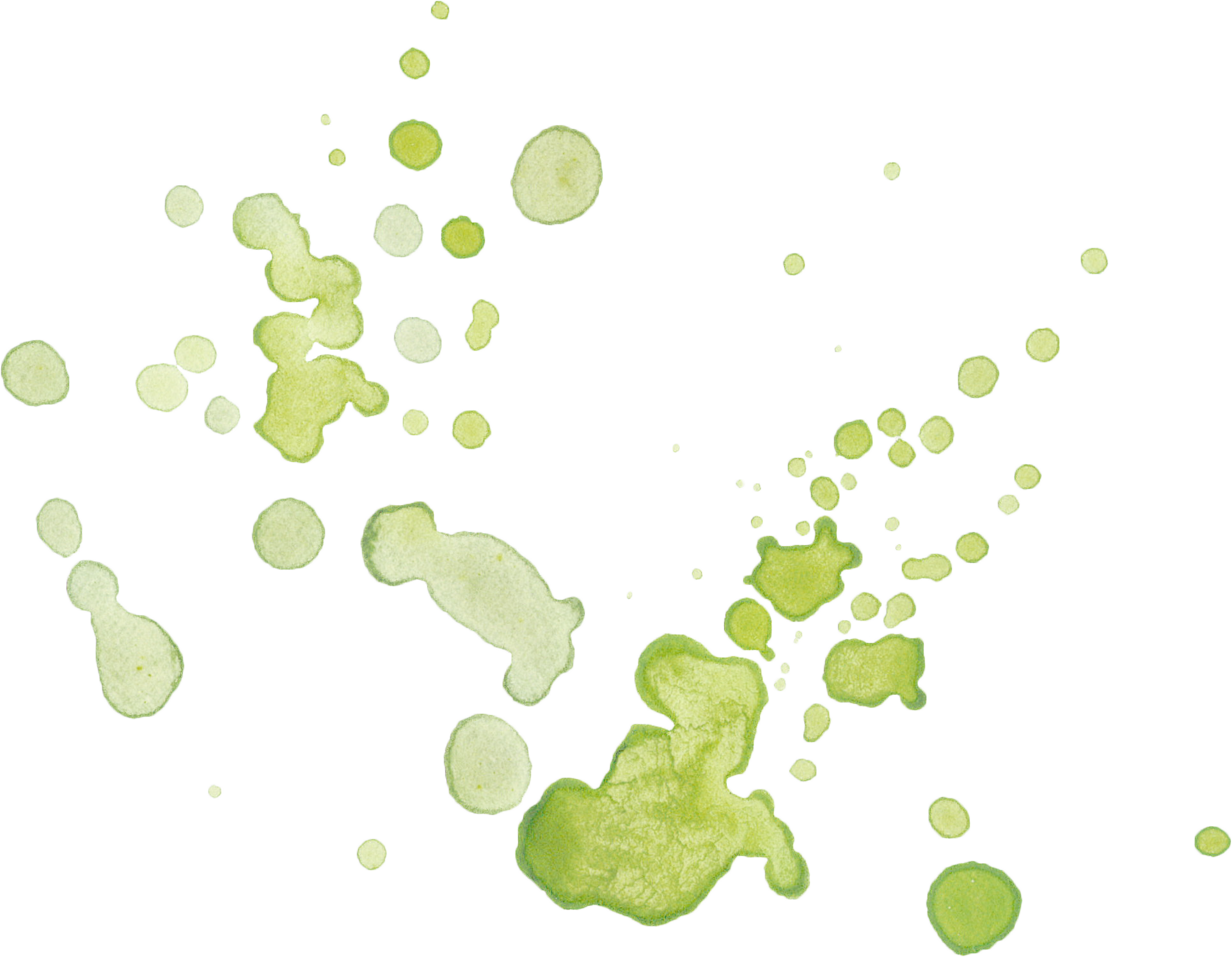 Green Paint Splatter Texture