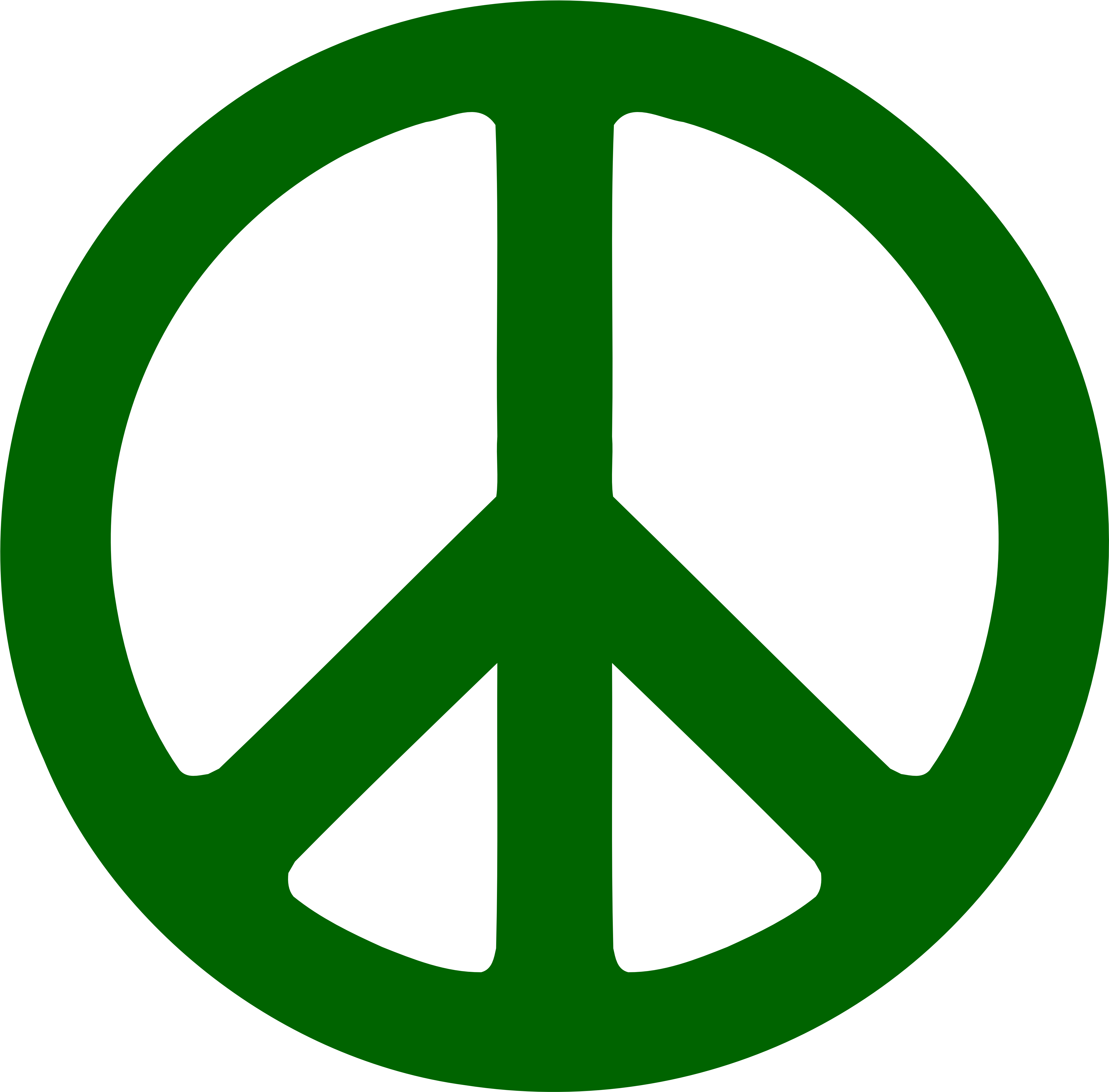 Green Peace Symbol Icon