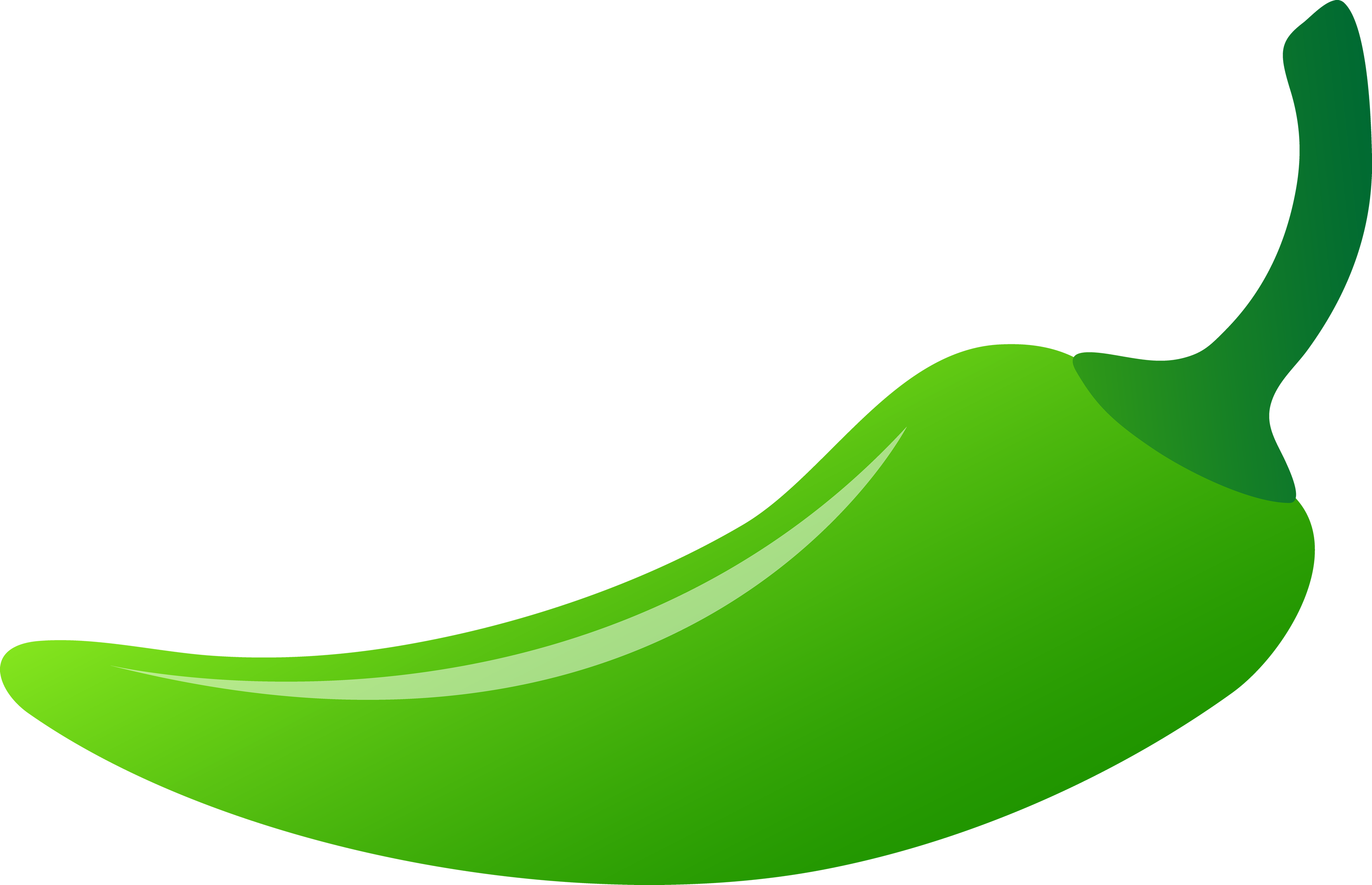 Green Pepper Png Image - Green Chili Pepper Clipart, Transparent Png PNG with transparent background