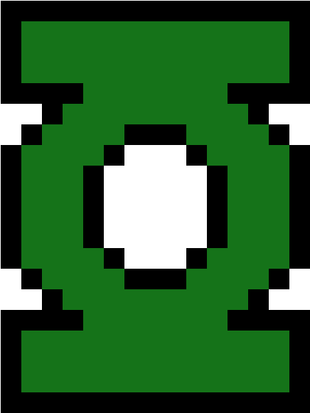 Green Pixel Lantern