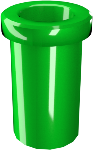 Green Plastic Pipe End Cap