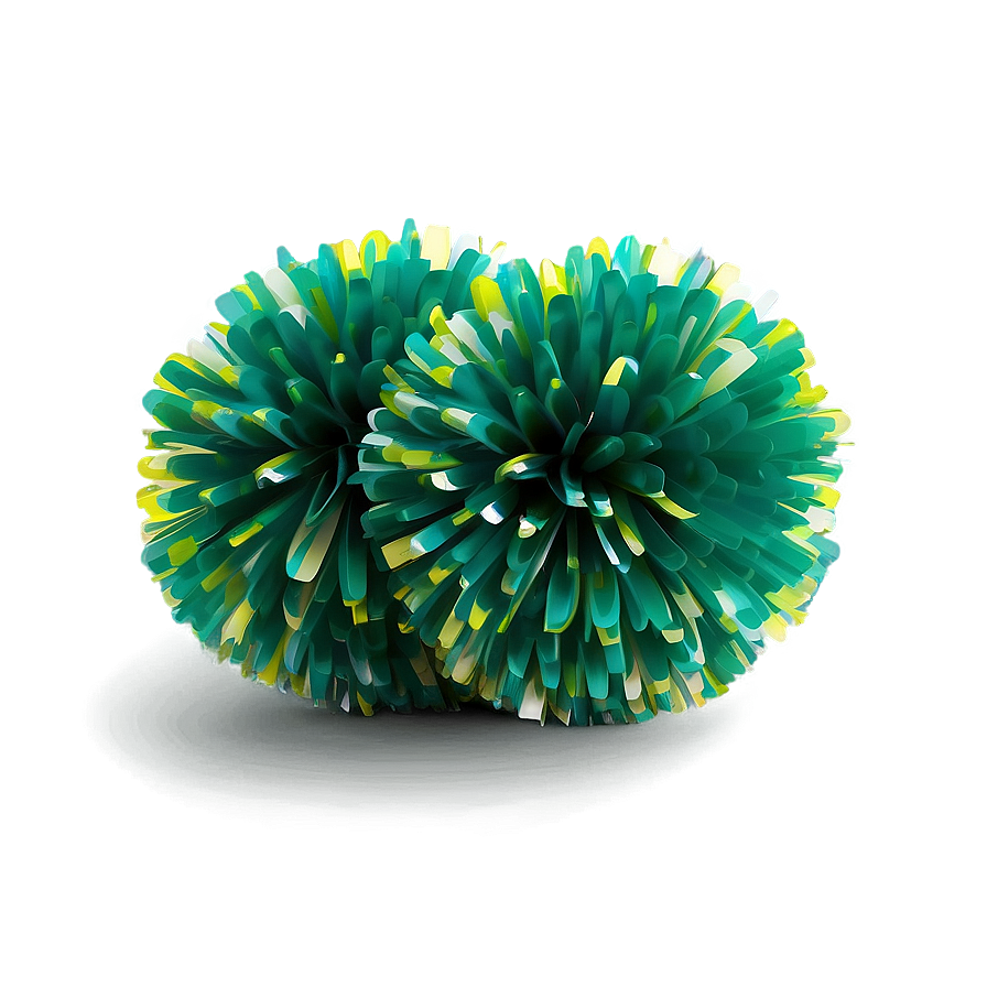 Green Pom Poms Png Tgj