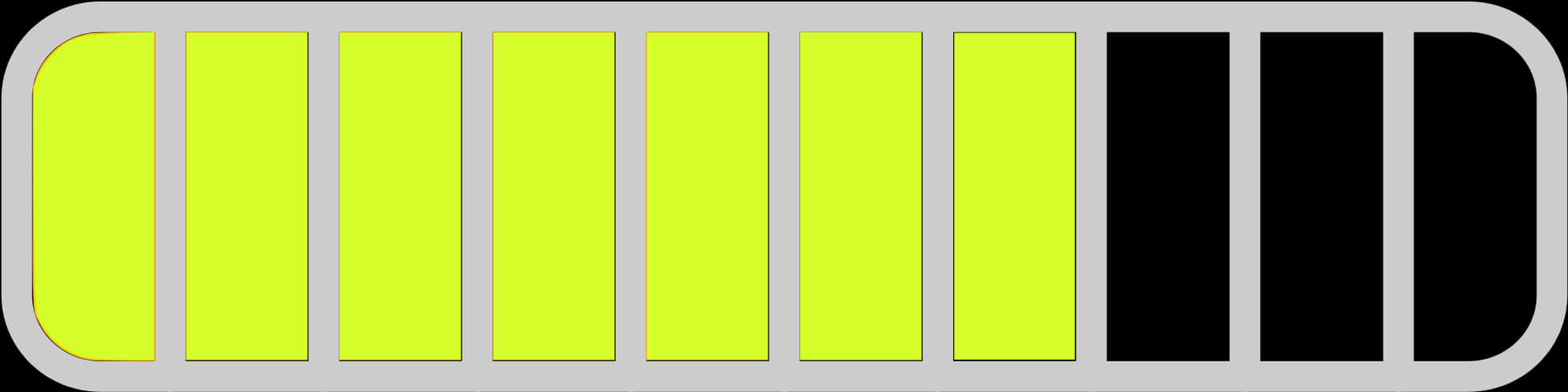 Green Progress Loading Bar PNG with transparent background