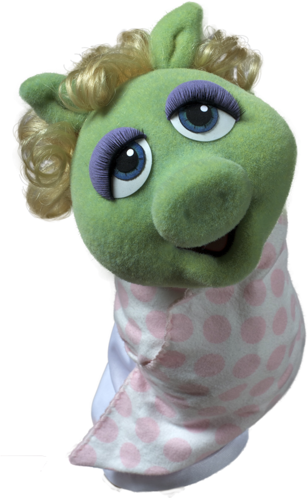 Green_ Puppet_ Character_with_ Blonde_ Curls