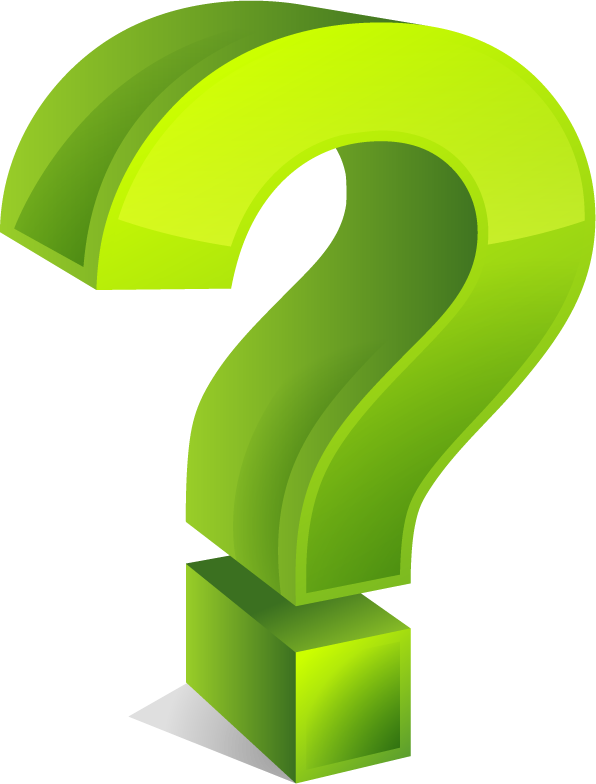 Green Question Mark Graphic