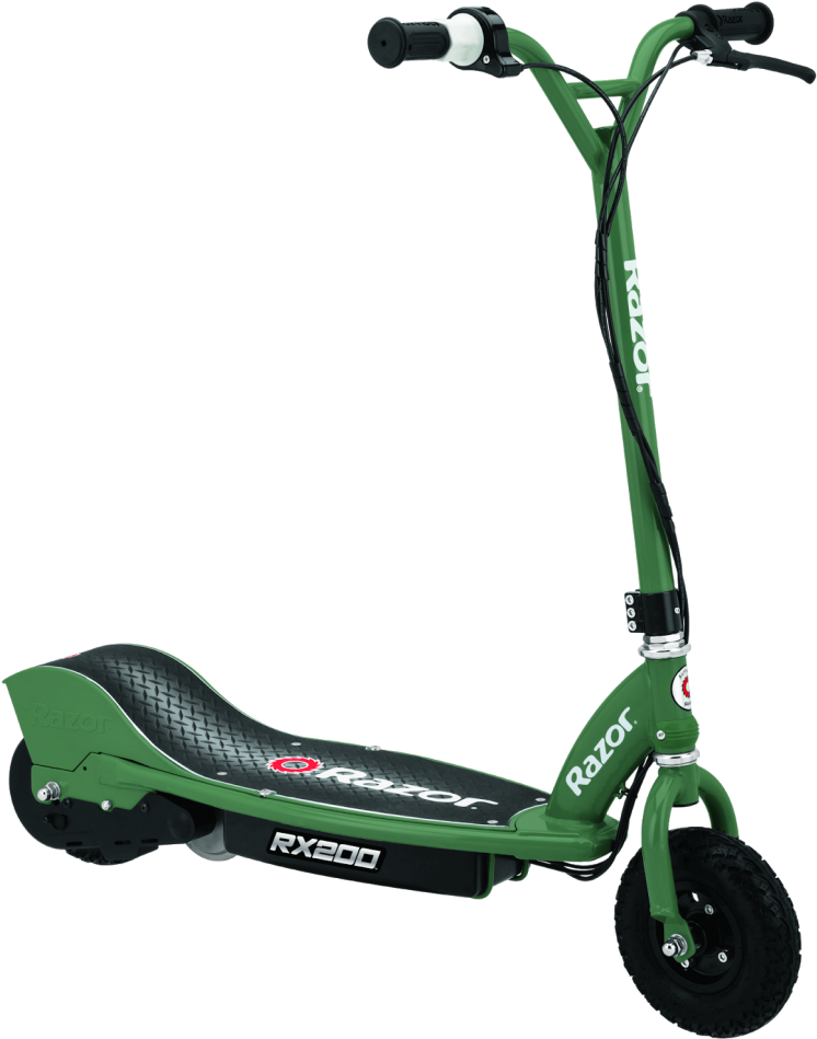 Color Green Electric Scooter - Razor Rx200 Electric Off Road Scooter, HD Png Download PNG with transparent background