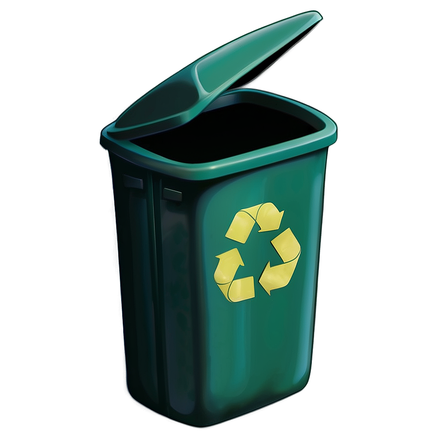 Green Recycle Bin Png Rdt79