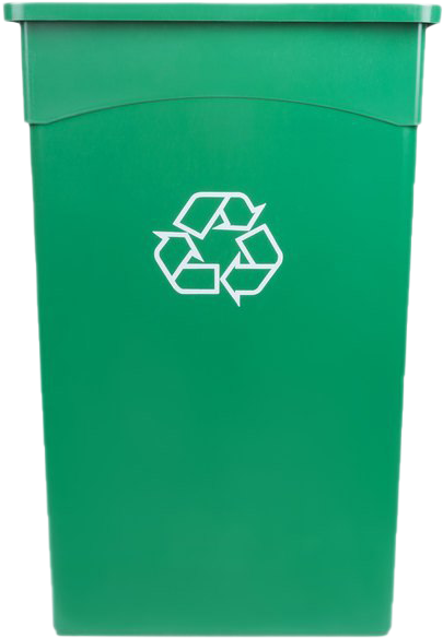 Green Recycling Bin Icon