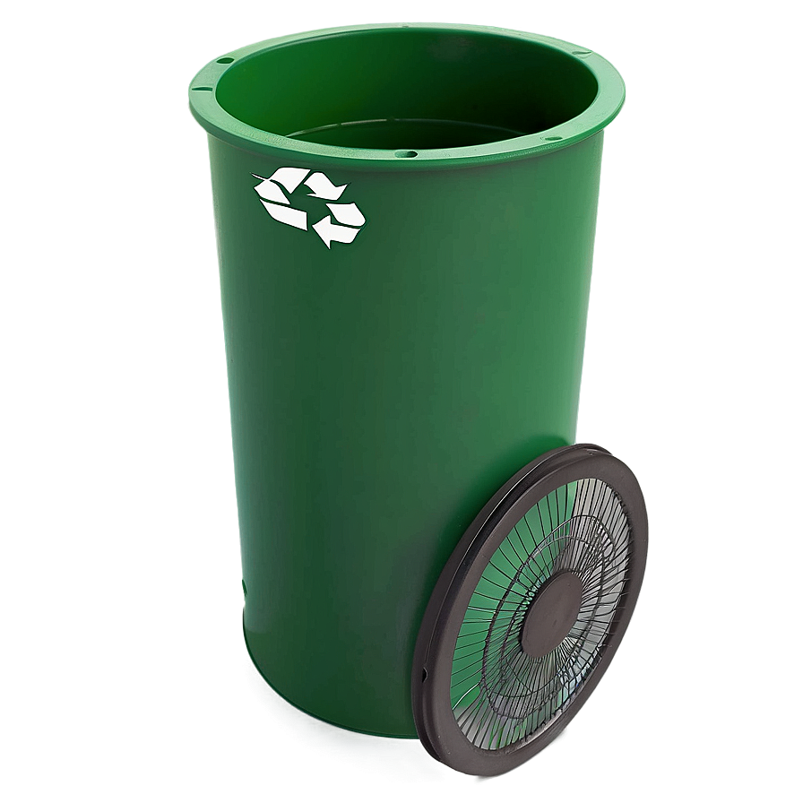 Green Recycling Bin PNG 18 PNG image with a transparent background, free high-resolution download