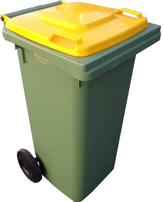 Green Recycling Bin Yellow Lid.png