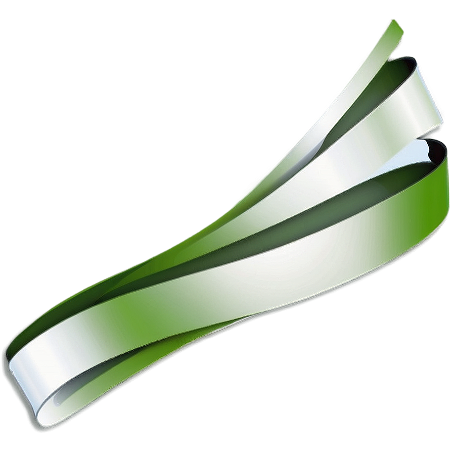 Green Ribbon Awareness PNG sym75 PNG with transparent background