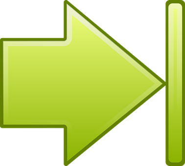 Green Right Arrow Icon