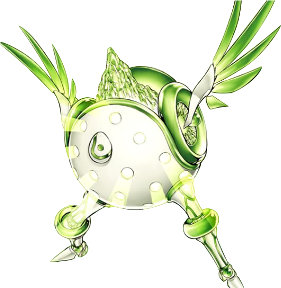 Green Robot Crab Illustration