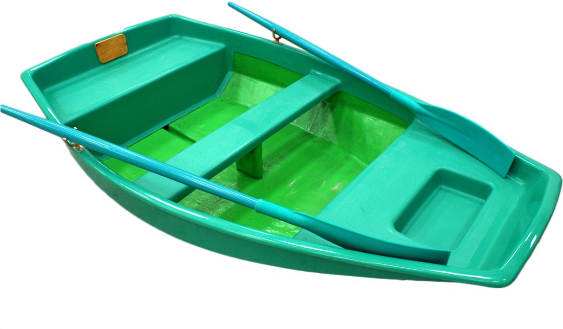 Green Rowboat Transparent Background