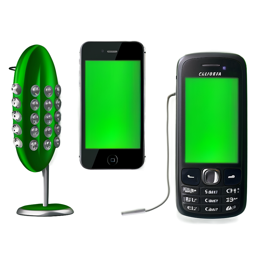 Green Screen Cellphone Png 06282024