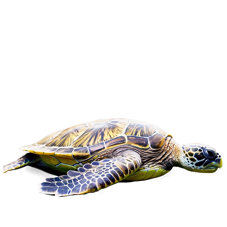 Green Sea Turtle Profile Png Qrr