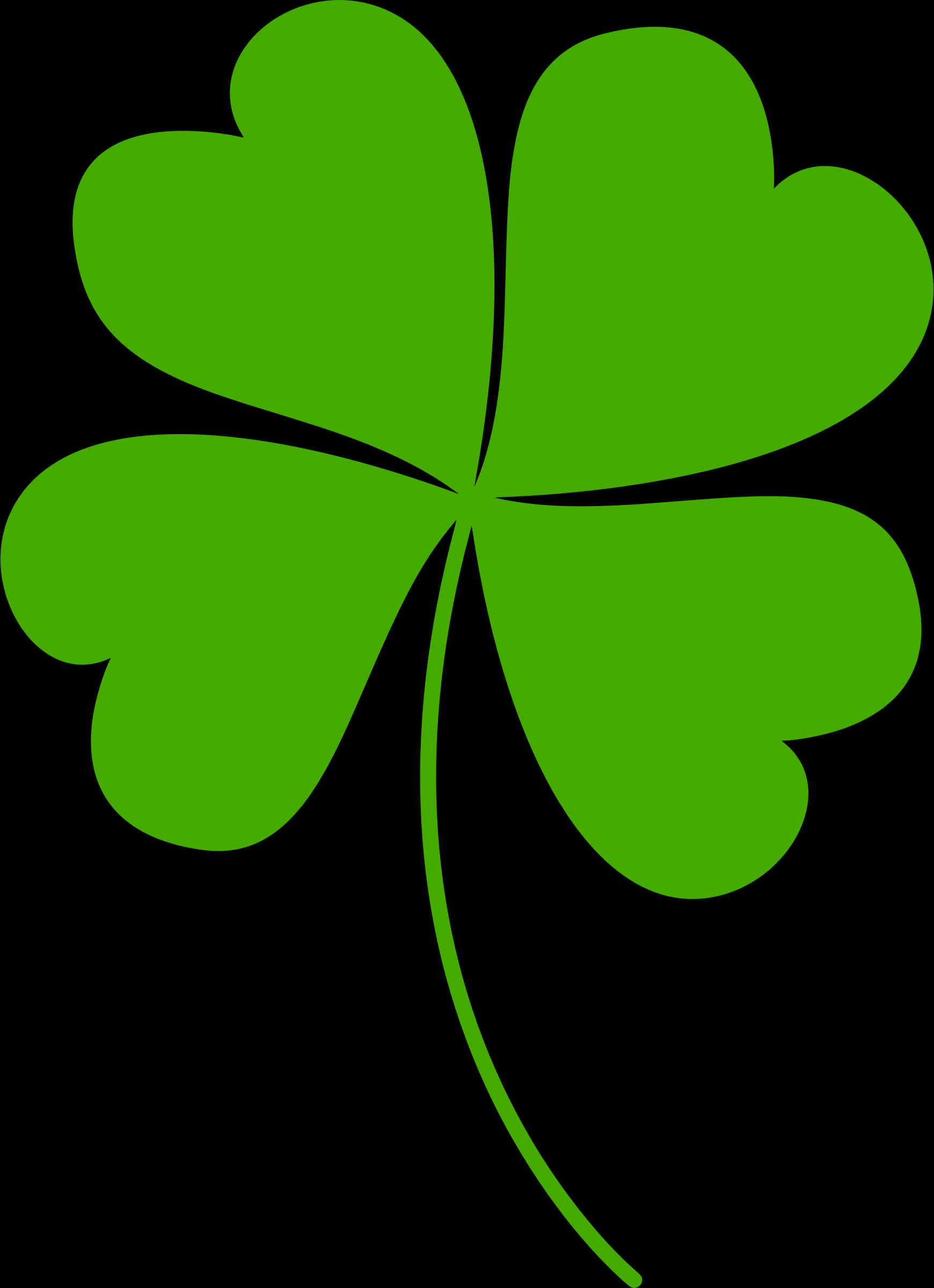 Shamrock Clover Four-leaf Free Transparent Image Hq - 4 Leaf Clover Png, Png Download PNG with transparent background