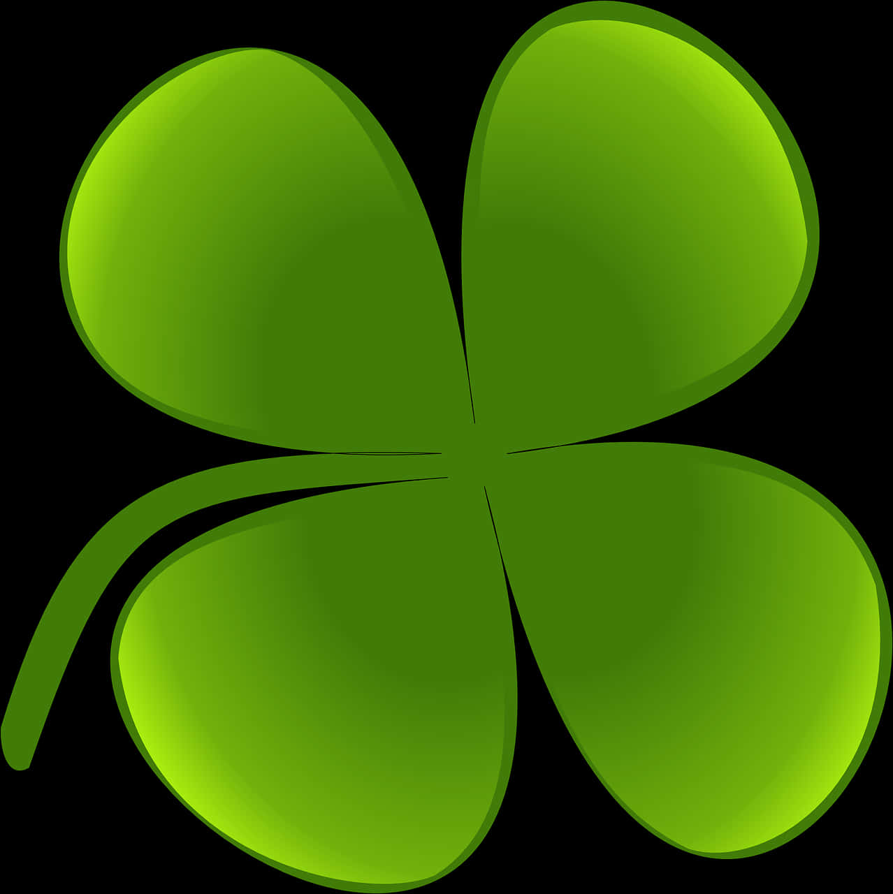 Transparent Four Leaf Clover Irish, HD Png Download PNG with transparent background