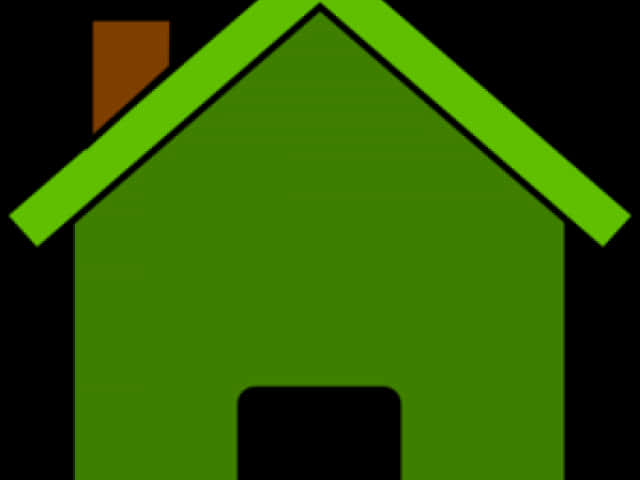 Green Simple House Icon