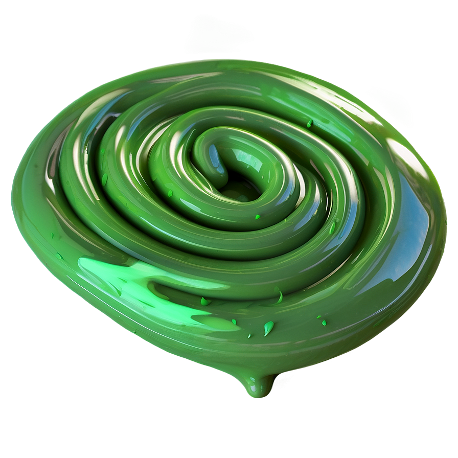 Green Slime Swirl Png Xqd