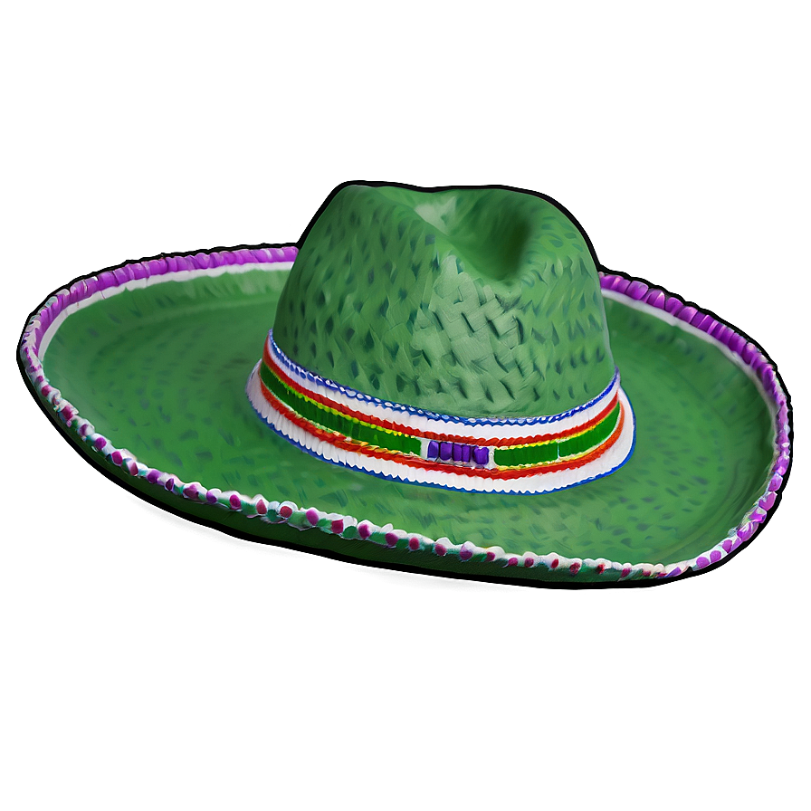 Green Sombrero Hat Png 79