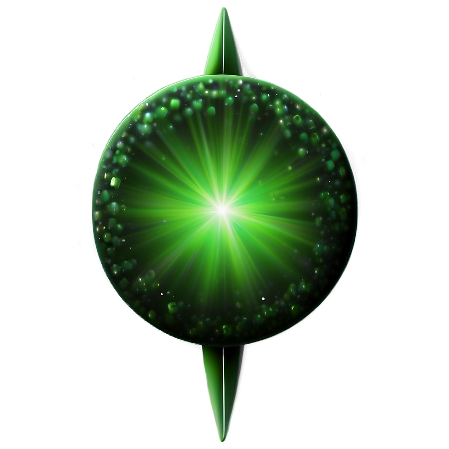 Green Sparkle Effect Png Icp66