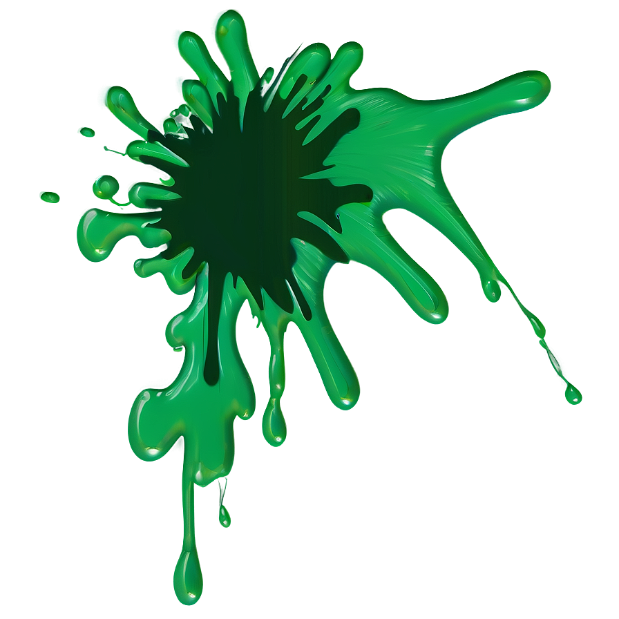 Green Splat Png 06122024