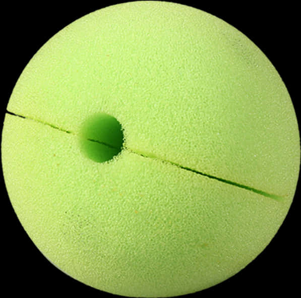 Green Spongewith Central Hole