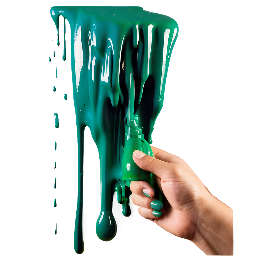 Green Spray Paint Drip Png Oql20