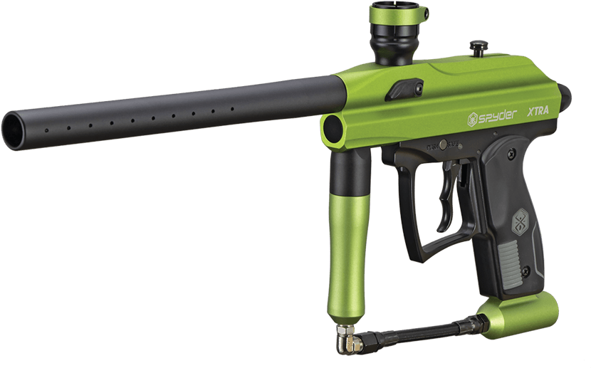 Green Spyder Xtra Paintball Marker