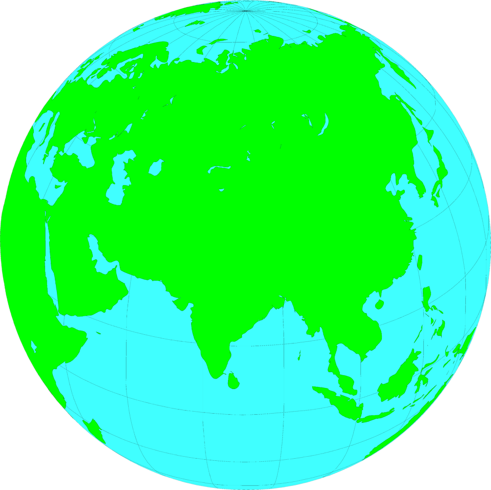 Green Styled Earth Clipart