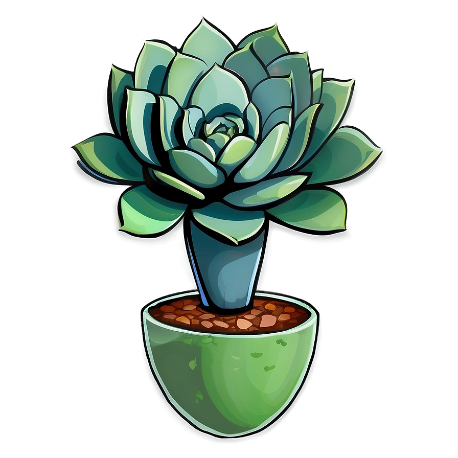 Green Succulent PNG 34 PNG with transparent background