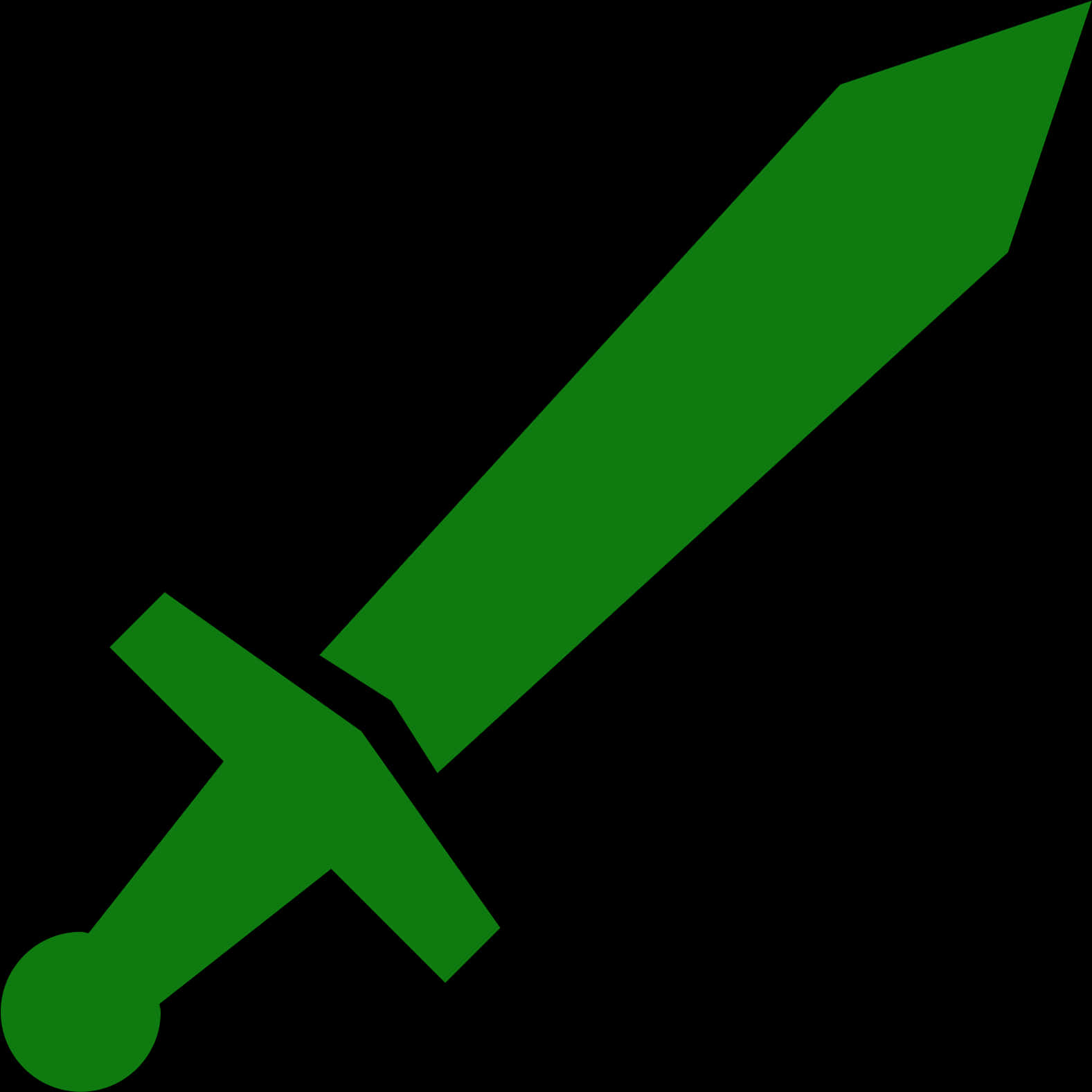 Green Sword Icon