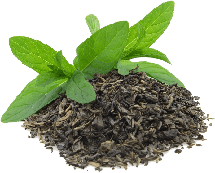 Leaves Clipart Green Tea Leaf - Green Tea Leaves Png, Transparent Png PNG with transparent background