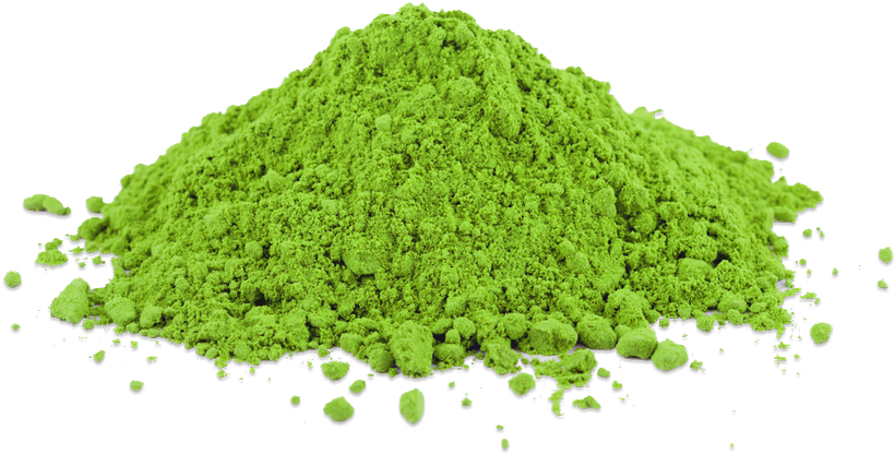 Green Tea Matcha Powder Pile