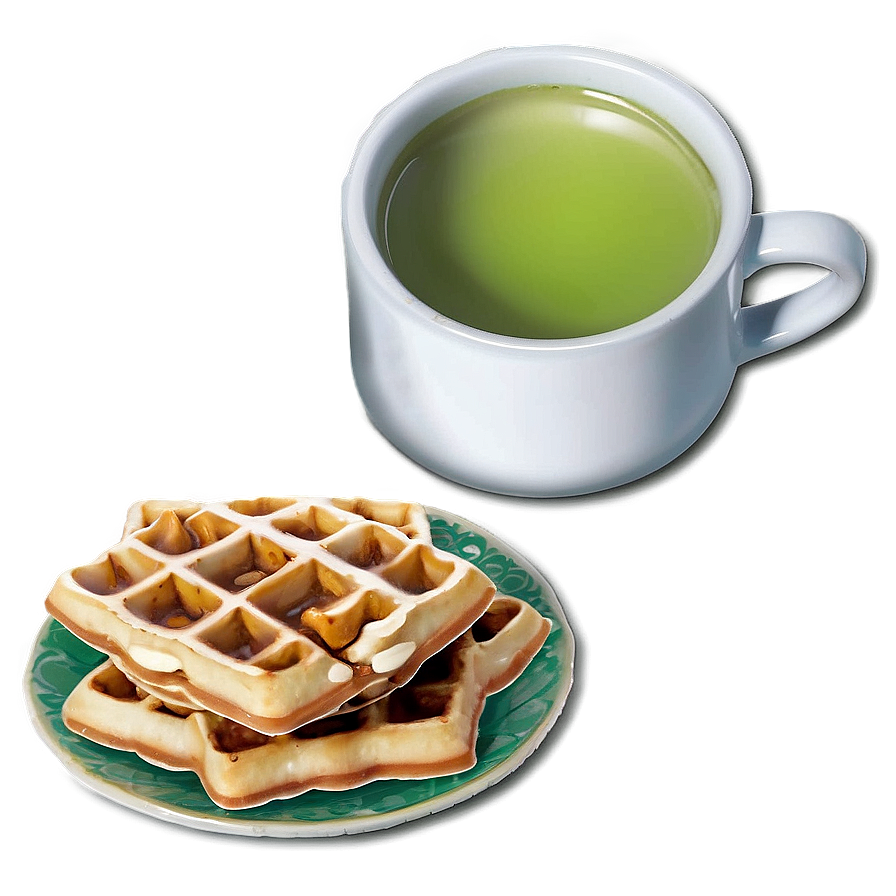 Green Tea Waffle Png 05212024