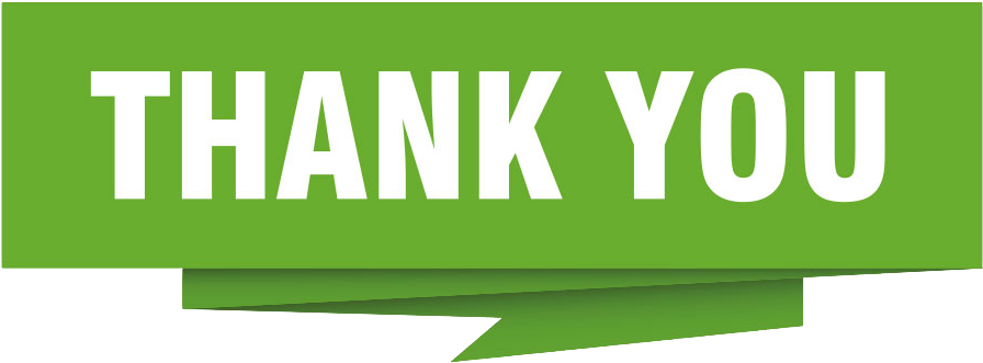 Green Thank You Banner